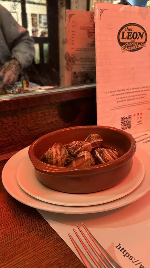 ベルギーで食べたエスカルゴ