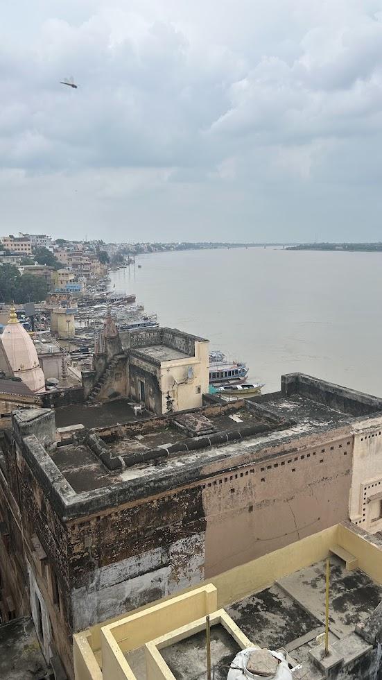 Ganga View from the Hotel