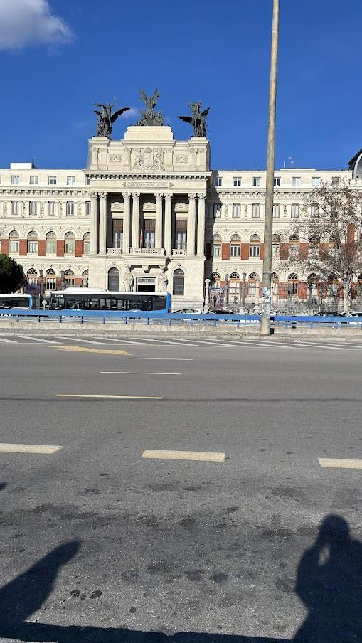 Building in front of Atocha Station