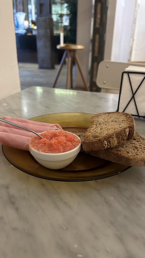 Santa Eulalia's Ham and Tomato Jam and Bread