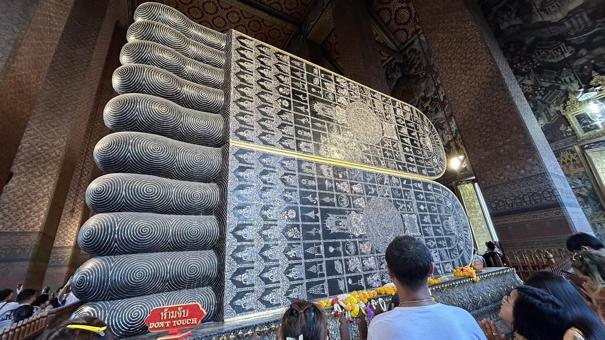 The Sole of the Wat Pho Nirvana Buddha