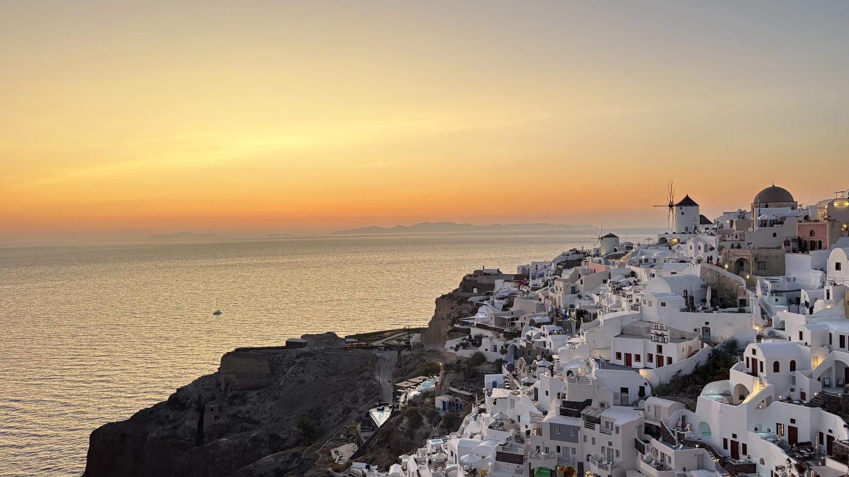 Oia Castle Sunset View